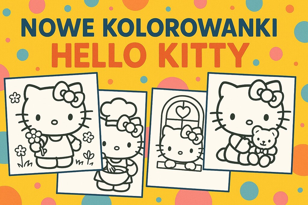 Nowe Kolorowanki Hello kitty