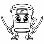 Kolorowanka Cappuccino Assassino