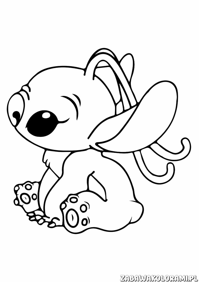 Kolorowanka Lilo i Stitch z bajką