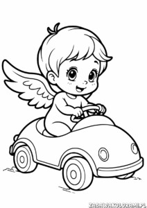 Aniołek w samochodziku