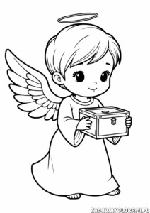 Aniołek z szkatułką