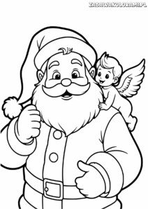 Święty Mikołaj z Aniołkiem