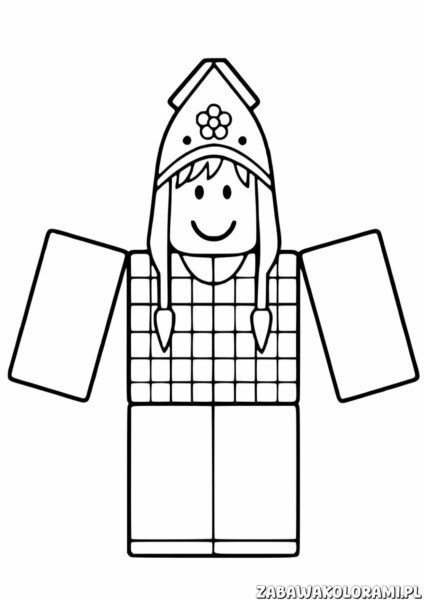 Kolorowanka roblox 99 nocy w lesie - postacie z gry Roblox