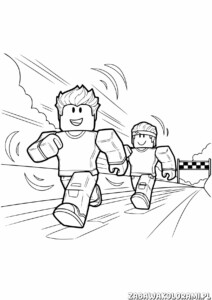 Roblox darmowa kolorowanka - kolorowanka z postaciami z gry Roblox