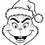 Grinch Kolorowanka - pokoloruj zielonego szelma z opowieści o Świętach