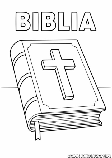 Kolorowanka Biblia - pomaluj Biblię i odkryj historię