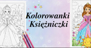 Kolorowanki księżniczki - księżniczki i zamek do pokolorowania