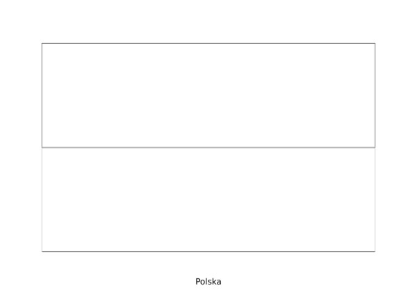 Polska Flaga kolorowanka - pomaluj biało-czerwone pasy naszej flagi