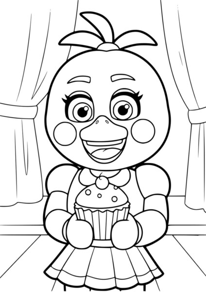 Kolorowanka do druku fnaf - pomaluj ulubioną postać i uruchom wyobraźnię!