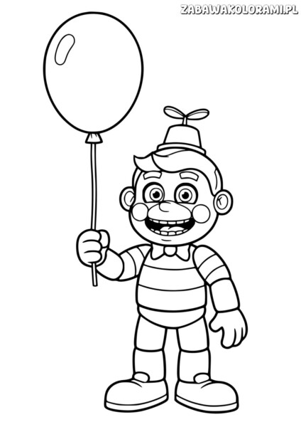 FNAF Kolorowanka - ulubione postacie do pokolorowania