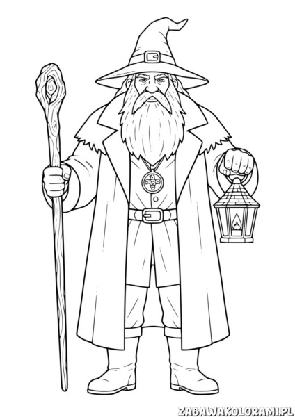 Hagrid – Kolorowanki Harry Potter