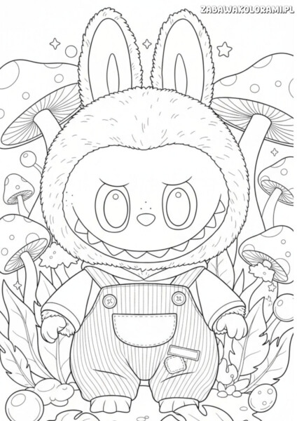 Labubu Kolorowanka