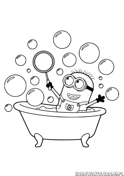 Minionek Kolorowanka dla dzieci