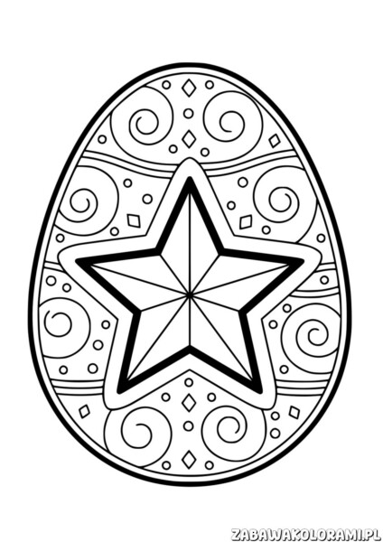 Darmowe pisanki do druku z innymi dekoracyjnymi wzorami i wieloma elementami