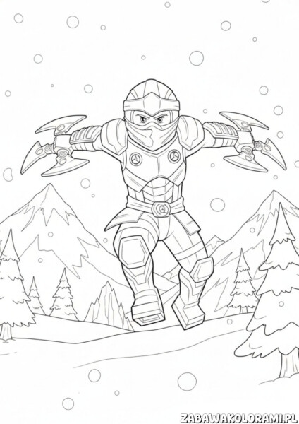 Darmowa Kolorowanka Ninjago