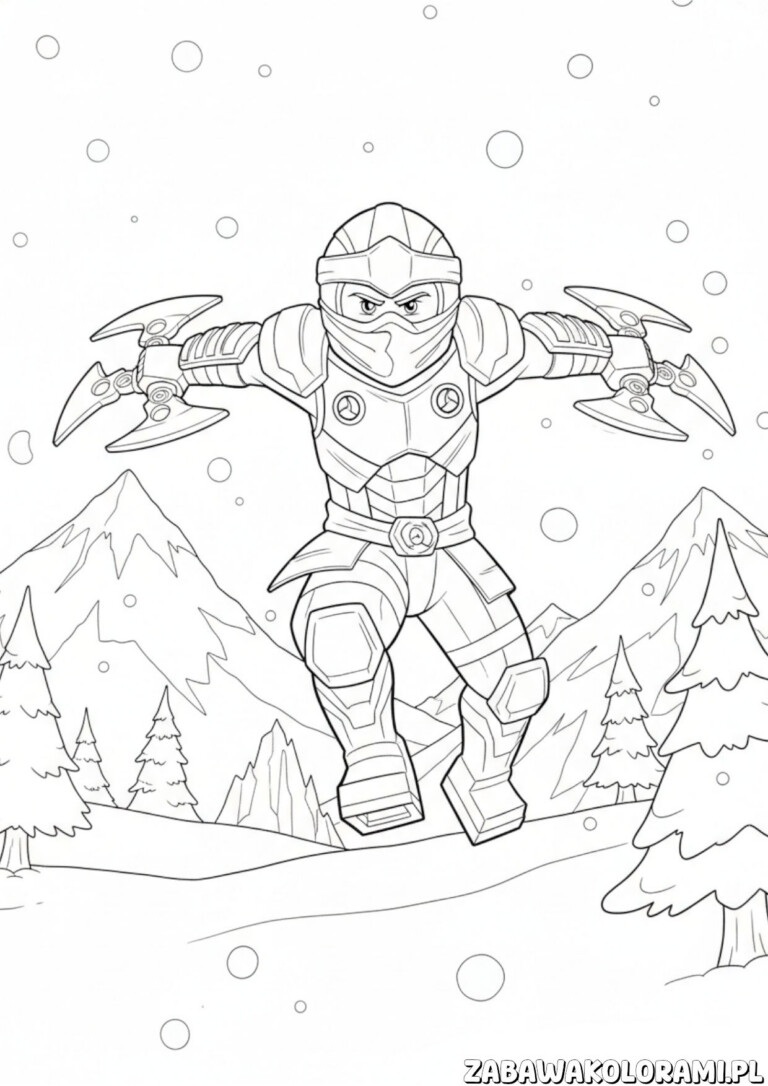 Darmowa Kolorowanka Ninjago