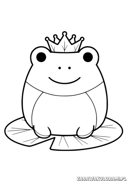 Żaba Kolorowanka Squishmallows – kolorowanka przedstawiająca uroczą żabkę z serii Squishmallows