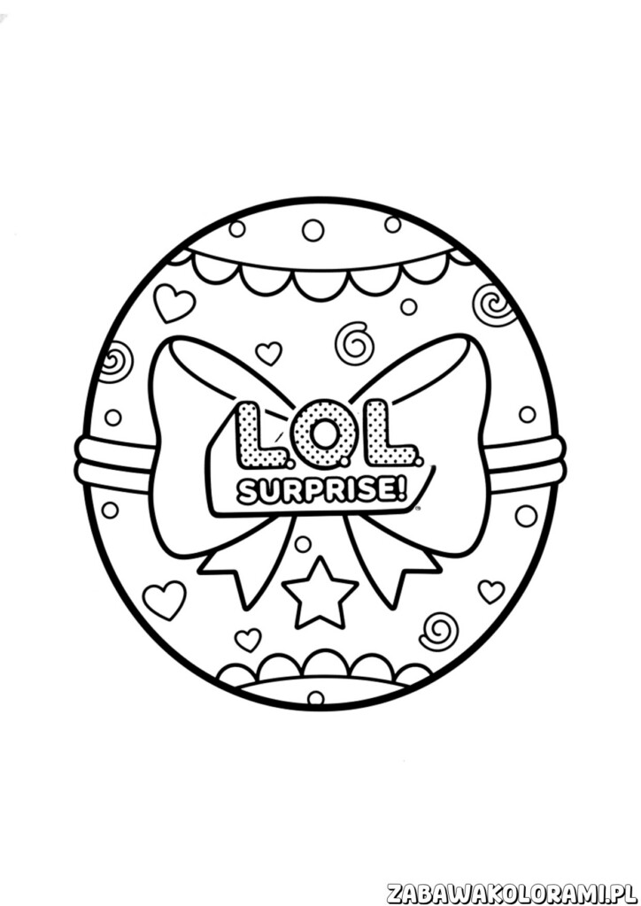 Lol Surprise - Kolorowanka do druku: Lolka i jej przyjaciółki gotowe do zabawy