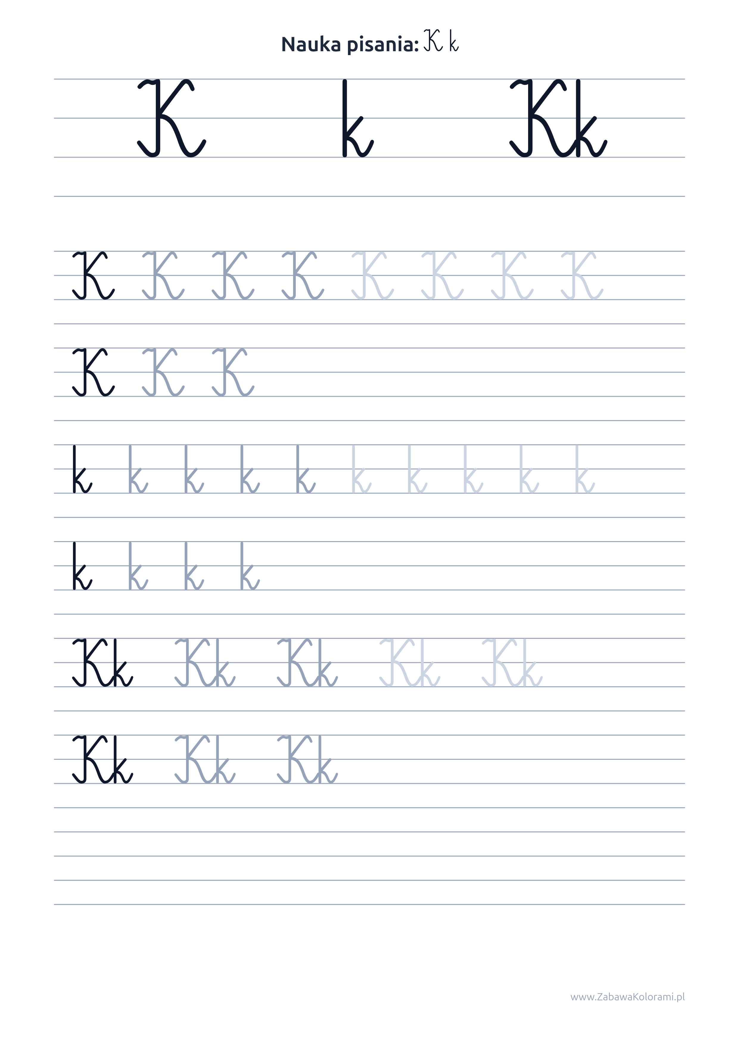 karta-pracy-litera-K-k
