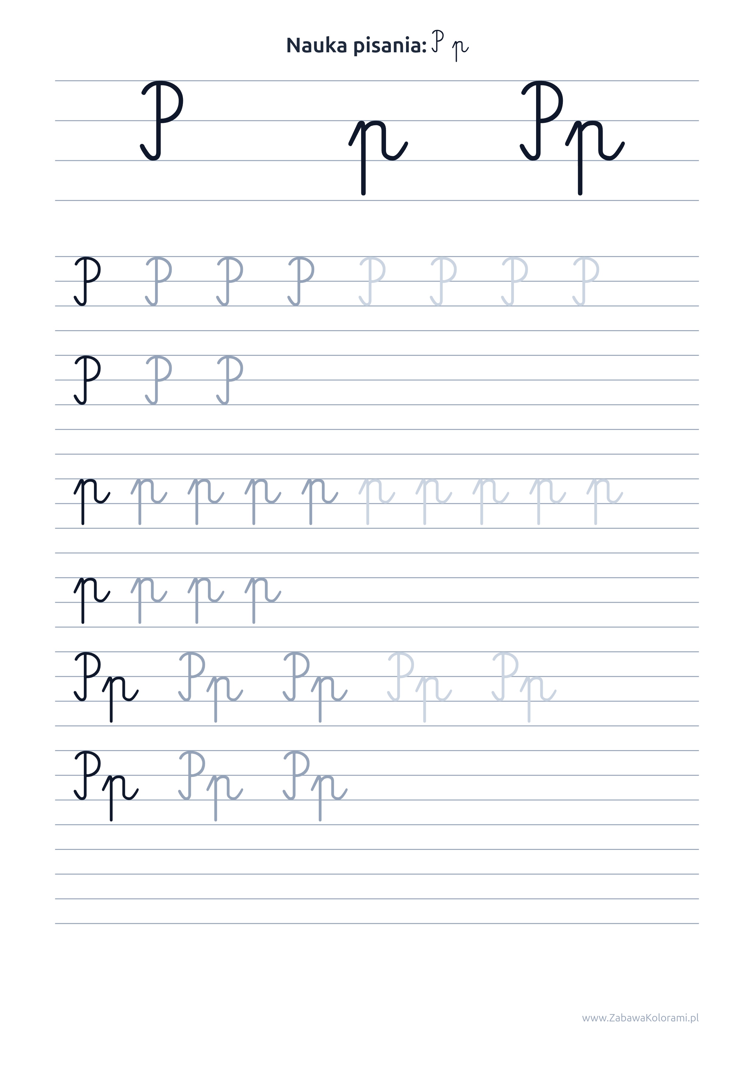 karta-pracy-litera-P-p