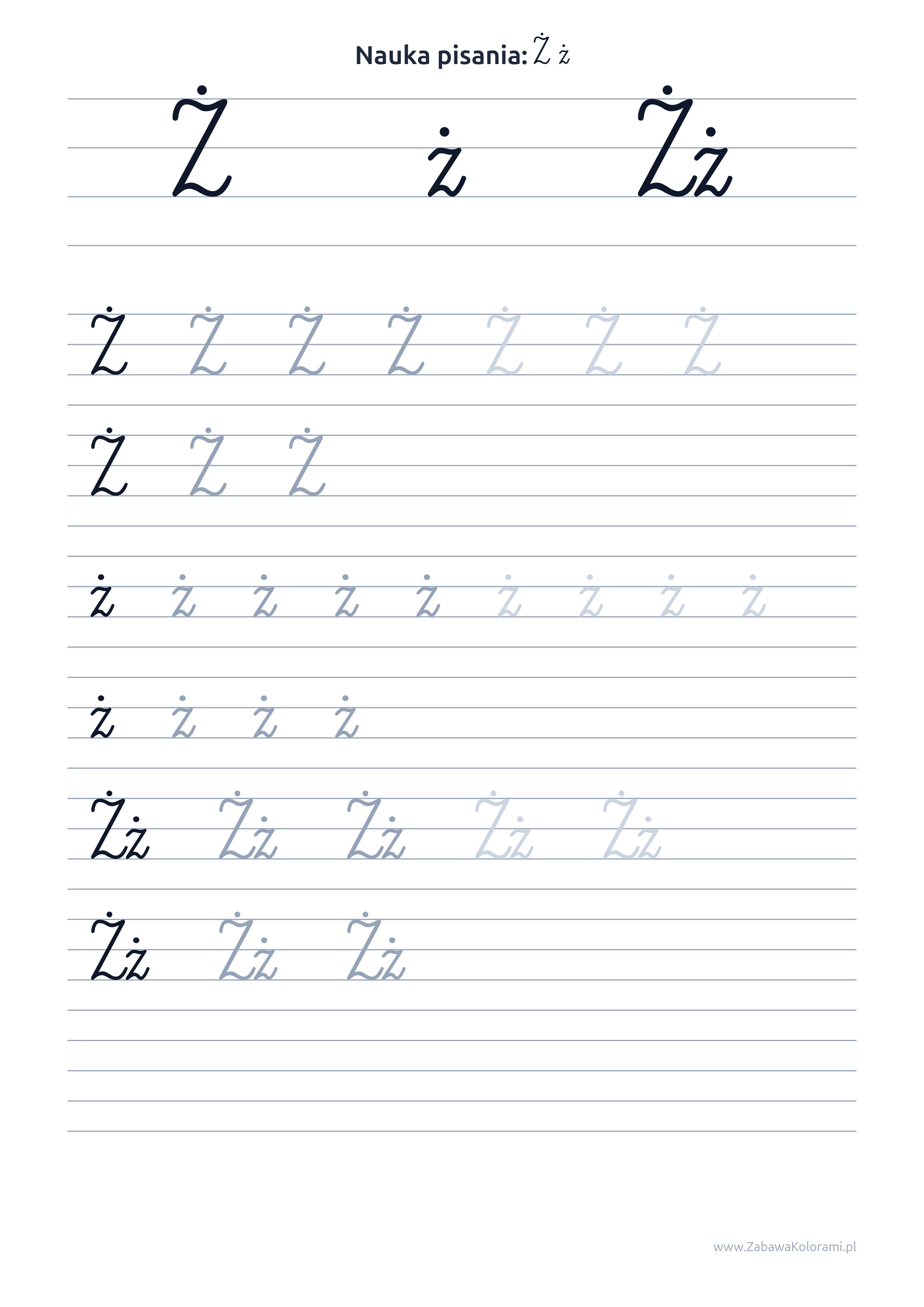 karta-pracy-litera-Ż-ż
