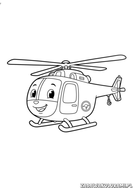 helikopter wallaby strazak sam kolorowanka – helikopter z pilotem, wallaby i strażakiem w akcji