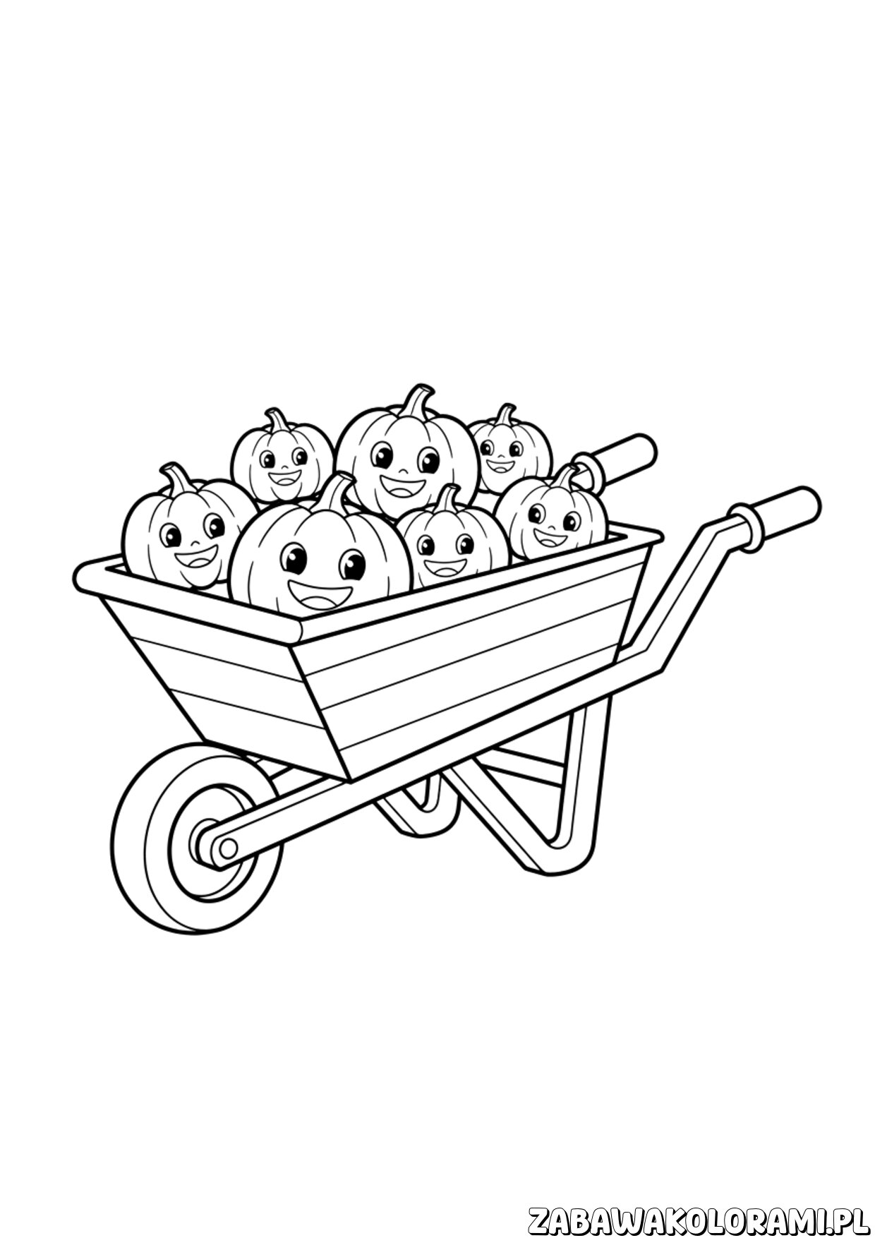 kolorowanki jesien pdf –dynie