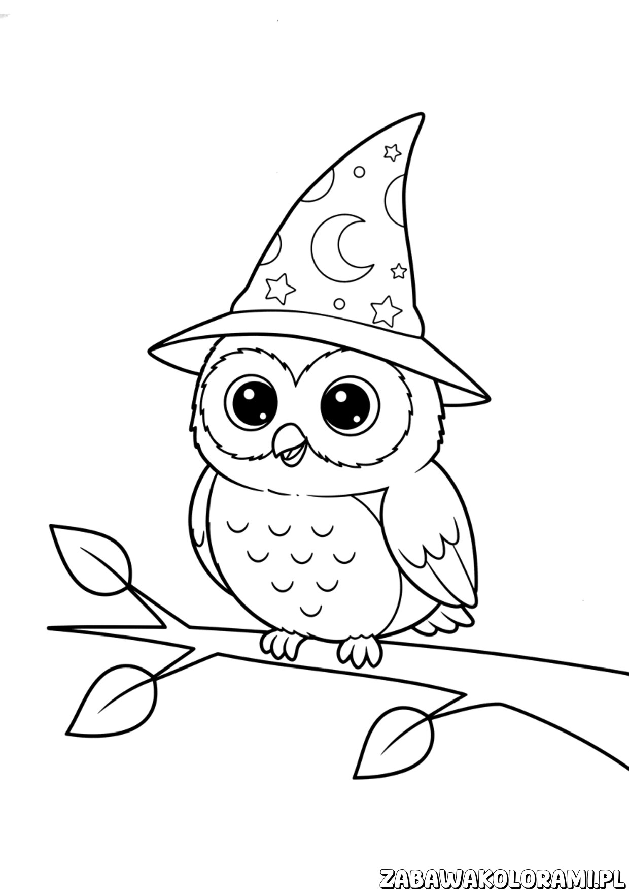 usmiechnieta kreskowanka halloween wariant – duch z dynią